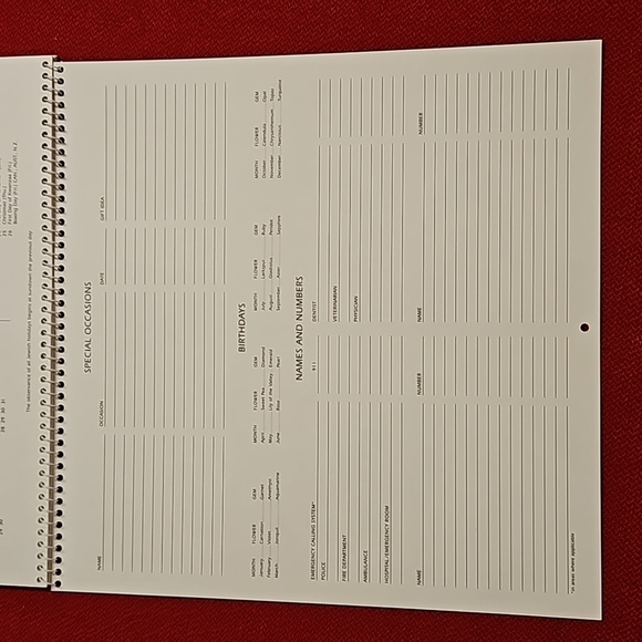 Marjolein Bastin Hallmark 2002 calendar vintage collectible prints ephemera New - Picture 12 of 13